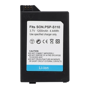 3.7V 1200mAh Polymer Lithium Ion Pin Cho PSP 2000 3000 Cầm Tay Chơi Game Có Thể Sạc Lại Thay Thế Cho S110