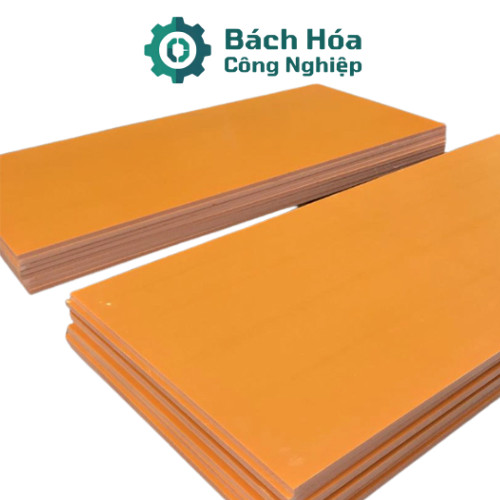 Tấm Nhựa Bakelite Cam Đen Dày 5mm Khổ Lẻ & Size Chuẩn Cắt Sẵn - Phenolic Tấm Cách Điện Nhiều Kích Thước