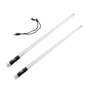 Đèn LED Chiếu Sáng Trống Jazz Gậy Trống 15 Màu Sắc Đèn Sạc USB Với Công Tắc BẬT / TẮT Bộ Trống Phụ Kiện
