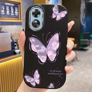 Ốp Lưng Áp dụng cho OPPO A17 A17K Case Bướm Nhỏ Hoạt hình
