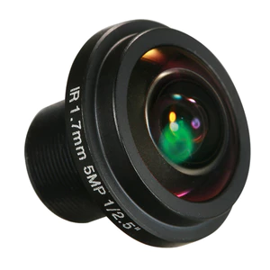 Ống kính mắt cá 1.7mm HD 5.0 Megapixel Mount 1 / 2.5 "F2.0 cho Camera IP CCTV Góc rộng 180 độ toàn cảnh