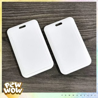 Bao Đựng Thẻ Nhân Viên Nhựa ABS Trắng Đen Lò Xo Trang Trí Phong Cách Tối Giản Black White