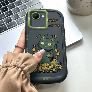 Ốp Lưng Realme C30 C30s Narzo 50i Prime Case Silicon Mèo nhỏ Hoạt hình