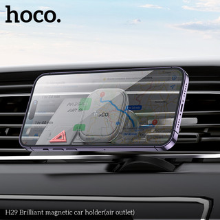 Giá Đỡ Điện Thoại Kẹp Khe Gió Hoco H29 Cho Xe Ô Tô Có Từ Tính Mạnh Dễ Sử Dụng