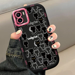 Ốp Lưng VIVO Y15S Y15A Y15C Y01 Case Silicon Mèo Nhỏ Dễ thương