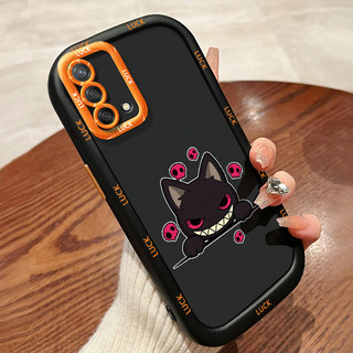 Ốp Lưng OPPO A74 A95 F19 F19s Reno 6 Lite Case Silicon Mèo Nhỏ Đáng yêu