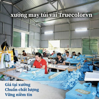 Túi tote vải canvas Đen in chữ mm typography Minimalist phong cách Ulzzang Hàn Quốc a-totb0003