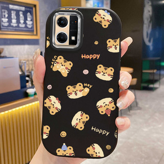 Ốp Lưng Áp dụng cho OPPO Reno 7 4G 8 4G Case Gấu /Con hổ Đáng yêu