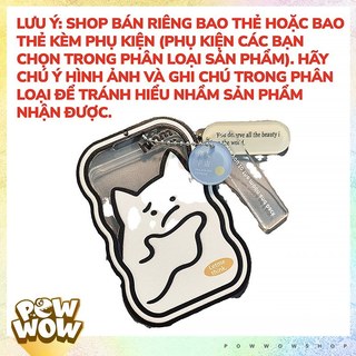 Bao Đựng Thẻ Nhân Viên Viền Nhựa Dẻo Mặt Kính Mica Phong Cách Nhân Vật Hoạt Hình Mèo Cat Emotion Biểu Cảm Thú Vị