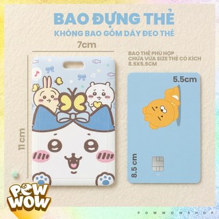 Bao Đựng Thẻ Nhân Viên Nhựa ABS Phong Cách Nhân Vật Hoạt Hình Vui Nhộn Funny Chiikawa