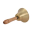 Chuông tay bằng đồng thau Cuộc gọi lớn Chuông tay Bàn Ringbell có tay cầm bằng gỗ để trang trí lễ hội đám cưới Đường dây thực phẩm Báo động Trường học Khách sạn Phục vụ