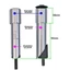 < Tháng Sáu Mới > Bộ mở rộng phuộc thân xe đạp gấp 22 2mm 25 4mm Chiều cao hợp kim nhôm❀