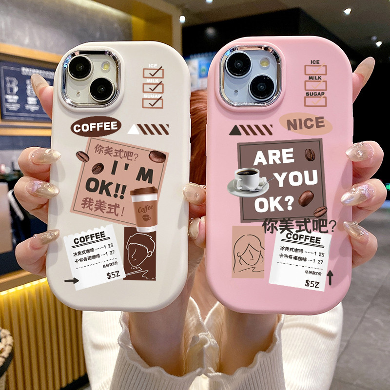 Ốp Lưng Áp dụng cho OPPO A53 2020 A33 2020 A53s A32 A54 Case Cà phê sáng tạo