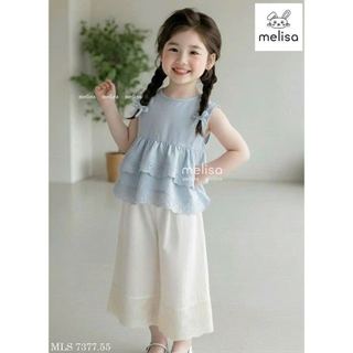 MLSBCC.7377 - Bộ Melisa bé gái size 2-12y