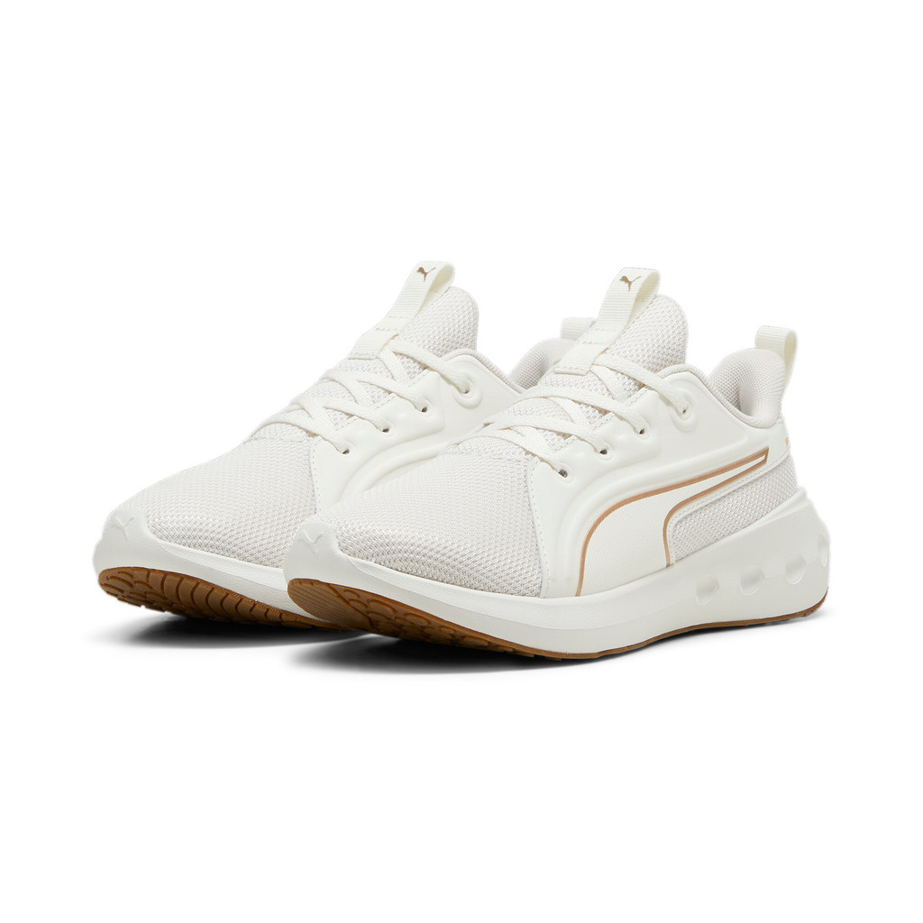 Giày Chạy Bộ PUMA Unisex Softride Carson Warm White-Gold Màu Trắng