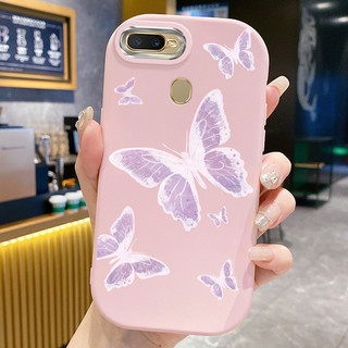 Ốp Lưng Áp dụng cho OPPO A7 A5s A12 A12s A11k Case Hoạt hình Bướm nhỏ