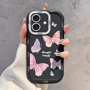 Ốp Lưng iPhone 17 Pro 17 Pro Max Max Case Silicon Bướm Hoạt hình