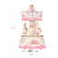 Hộp Nhạc Carousel Ngựa Kỳ Lân Đổi Màu Đèn LED Xoay Dạ Quang Món Quà Tốt Nhất Giai Điệu-Castle Trên Bầu Trời