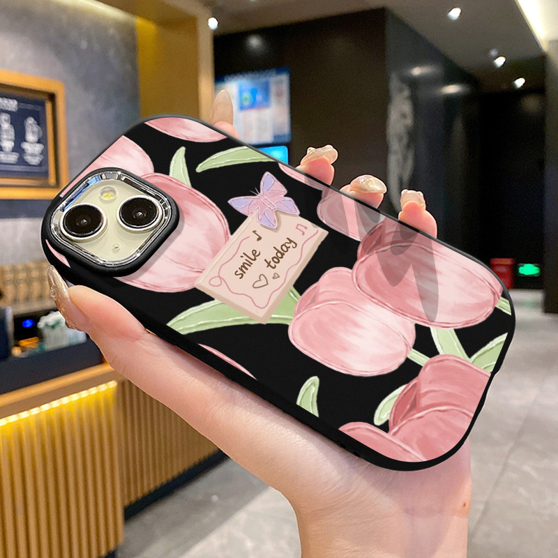 Ốp Lưng Áp dụng cho Realme C65 Case Hoa Tulip Dễ thương