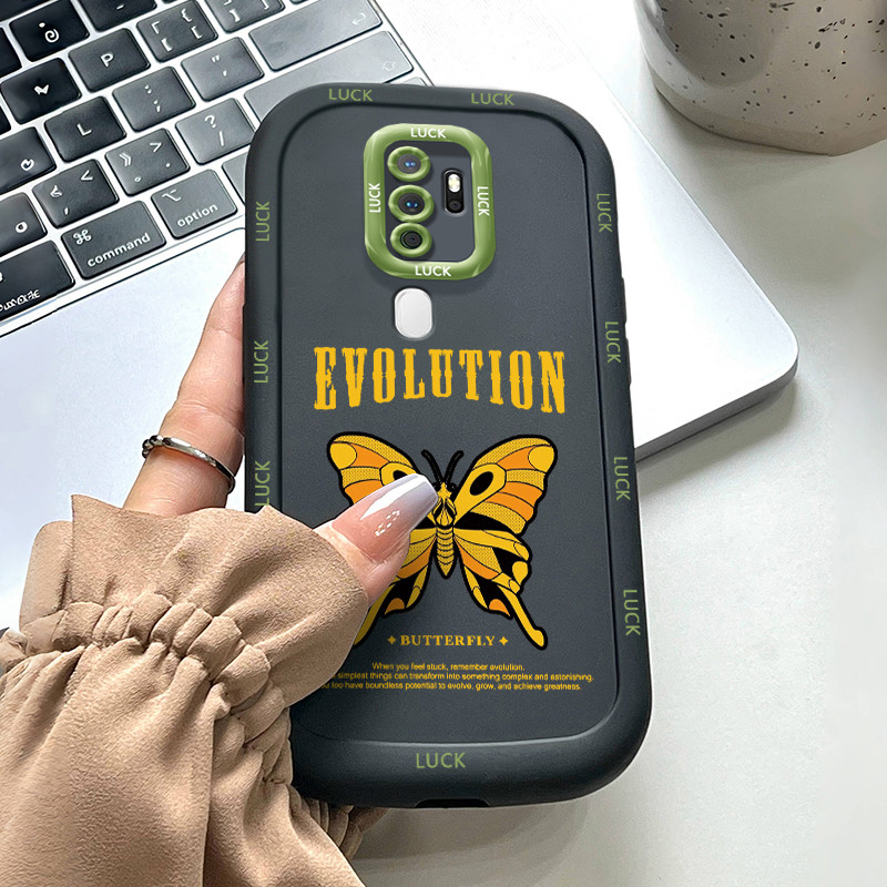 Ốp Lưng OPPO A5 2020 A9 2020 Case Silicon Bướm nhỏ Đáng yêu