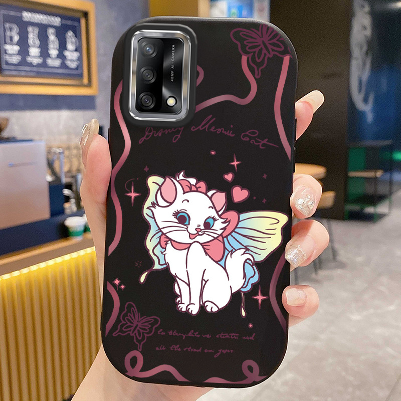 Ốp Lưng Áp dụng cho OPPO A74 A95 F19 F19s Case Vỏ mềm Đáng yêu Mèo