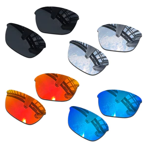 Bán Buôn Ống Kính Thay Thế Cho OO9153 62mm Half Jacket 2.0 Asian Fit Kính Mát POLARIZED / KHÔNG PLARIZED Tùy Chọn