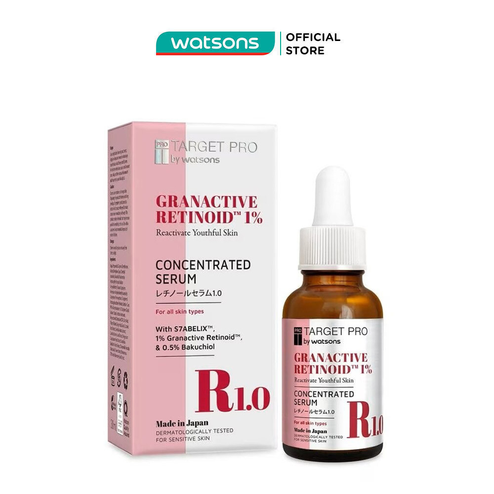 Tinh Chất Target Pro By Watsons Granactive Retinoid 1％ Concentrated Serum 30ml