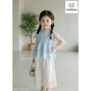 MLSBCC.7377 - Bộ Melisa bé gái size 2-12y