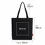 Túi tote vải canvas Đen in hình Nơ Ribbon hồng phong cách Ulzzang Coquette, size 35x40 a-totb0002