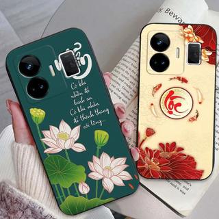 Ốp lưng Realme GT Neo 5 / Neo5 SE In hình thư pháp,tâm an, an nhiên,chú tiểu mềm bảo vệ camera