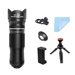Ống kính Zoom 40X có chân máy Điện thoại Telephoto Kính thiên văn Camera đi bộ đường dài Cắm trại Quan sát động vật hoang dã Mặt trăng Trò chơi thể thao Buổi hòa nhạc Xem