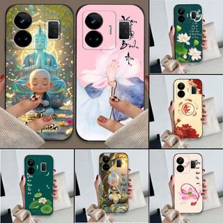 Ốp lưng Realme GT Neo 5 / Neo5 SE In hình thư pháp,tâm an, an nhiên,chú tiểu mềm bảo vệ camera