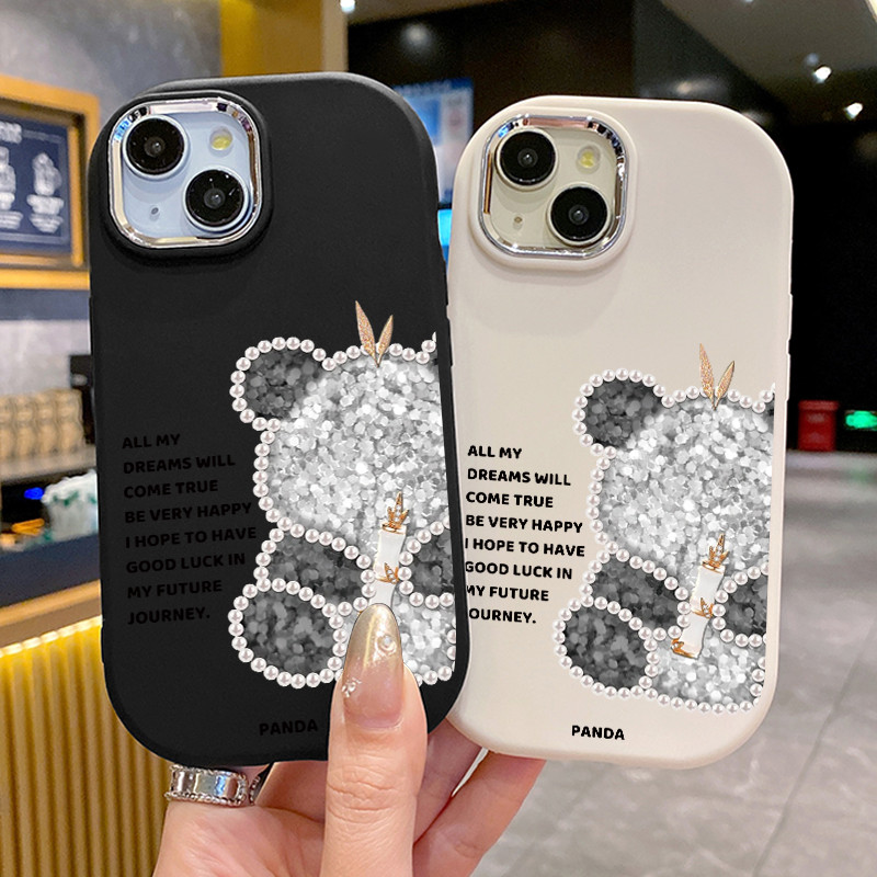 Ốp Lưng Áp dụng cho OPPO A74 A95 F19 F19s Case Gấu Nhỏ Thời trang