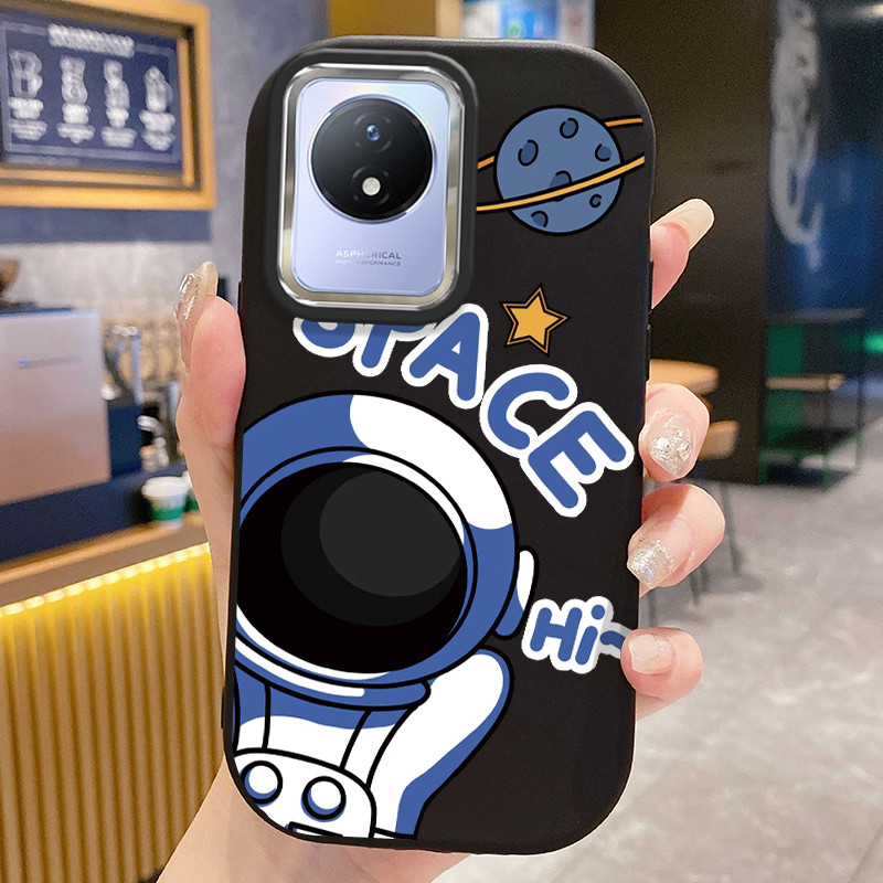 Ốp Lưng Áp dụng cho VIVO Y02 Y02a Y02t Y02s Y11 2023 Case Astronaut Dễ thương