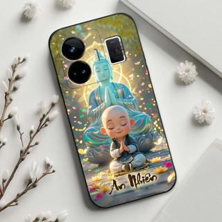 Ốp lưng Realme GT Neo 5 / Neo5 SE In hình thư pháp,tâm an, an nhiên,chú tiểu mềm bảo vệ camera