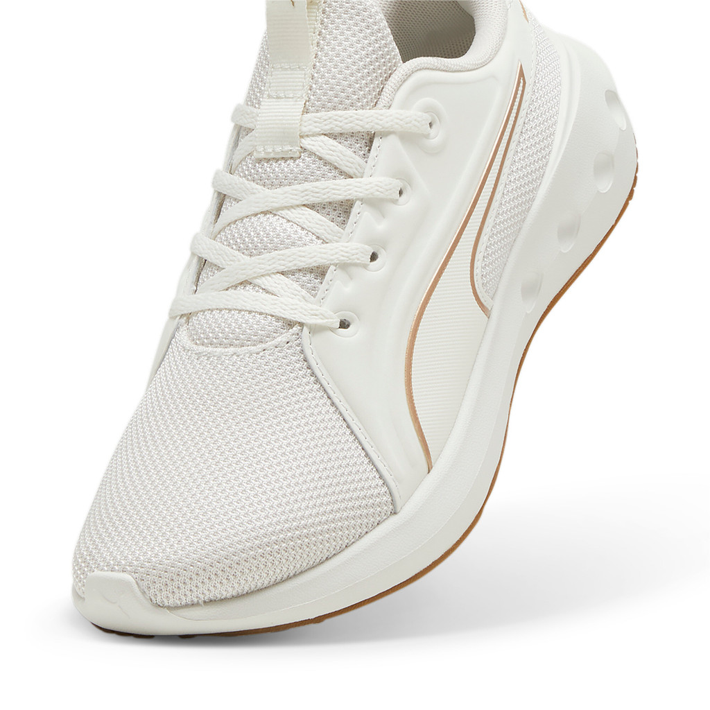 Giày Chạy Bộ PUMA Unisex Softride Carson Warm White-Gold Màu Trắng