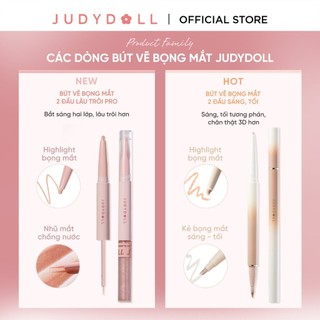 Bút Kẻ Bọng Mắt JUDYDOLL Under Eye Liner Hai Đầu Đa Năng, Bám Tốt Không Trôi 0.3ml - Bebeau