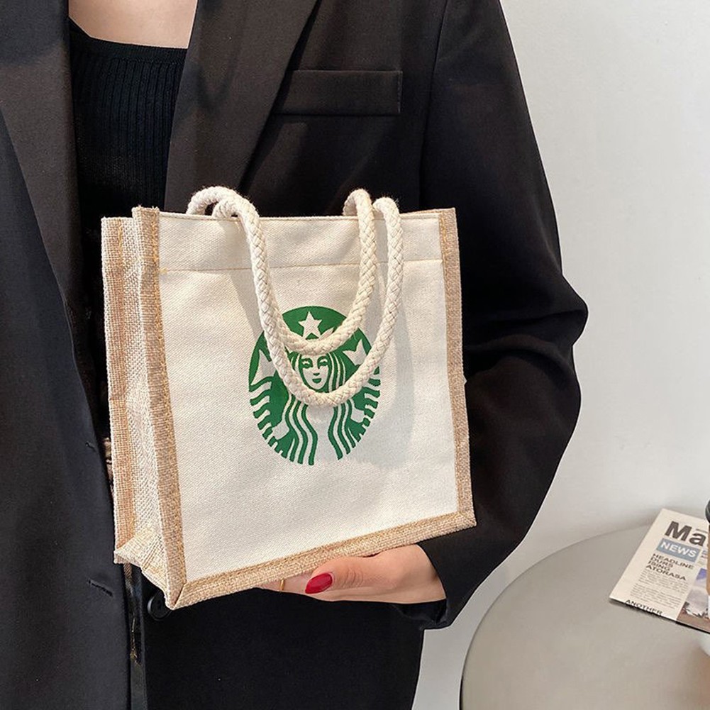 Túi tote vải starbucks Túi tote