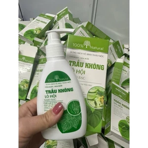 Dung Dịch Vệ Sinh Phụ Nữ Trầu Không Lô Hội Nano Bạc 150ML - Thơm Sạch, ngừa viêm nhiễm, nấm ngứa...