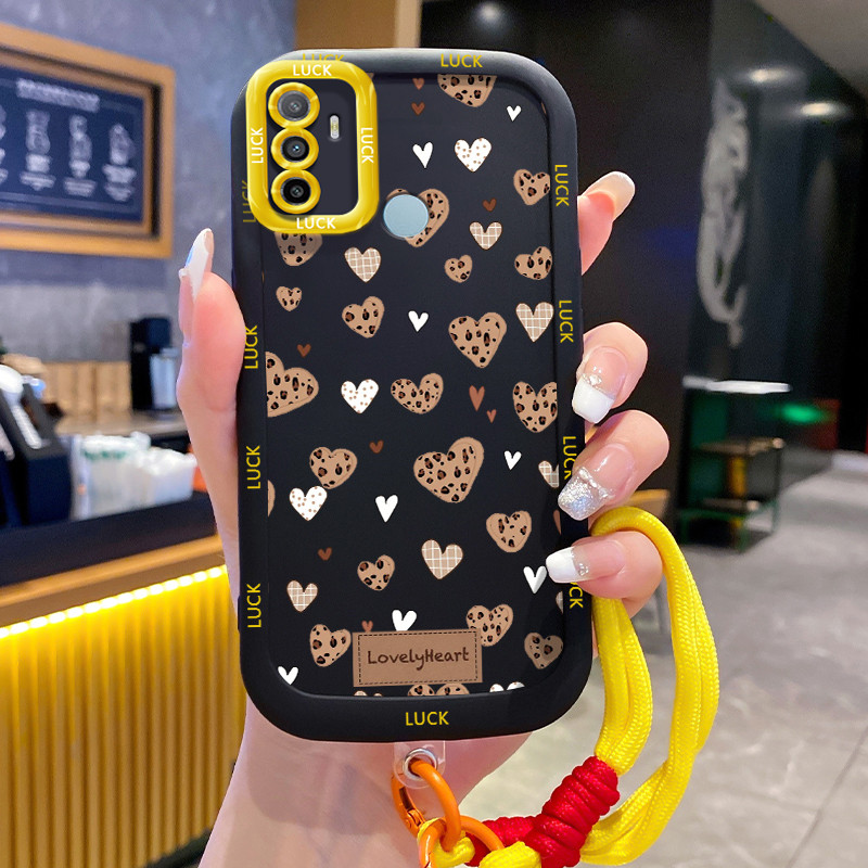 Ốp Lưng OPPO A53 2020 A33 2020 A53s A32 A11s Case Với Lanyard Chống Rơi ngã