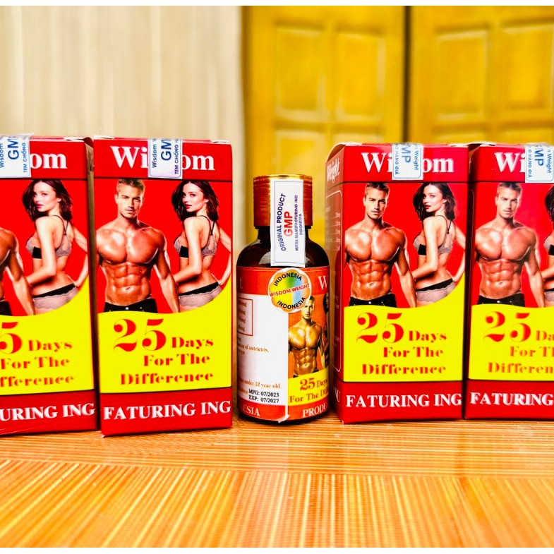 Hộp 25 viên, viên uống bổ sung Tăng Cân Wisdom Weight Vitamin Hỗ Trợ Tăng Cân An Toàn