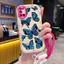 Ốp Lưng OPPO A52 A72 A92Case Với Lanyard Hoạt hình Bướm