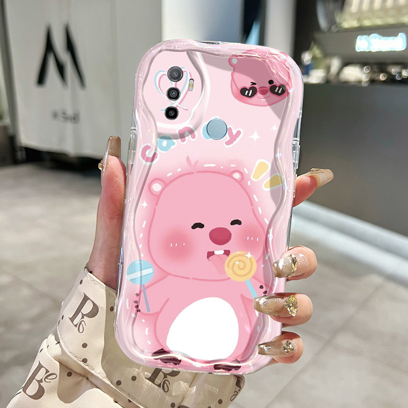 Ốp Lưng OPPO A53 2020 A33 2020 A53s A54 A32 A11s Case Trong suốt Gấu Nhỏ siêu dễ thương Z4860