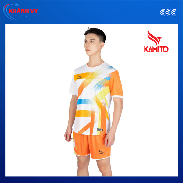 Bộ Cầu Lông Kamito Smash Nam 230560 - Trắng Cam Chính hãng | Shopee ...