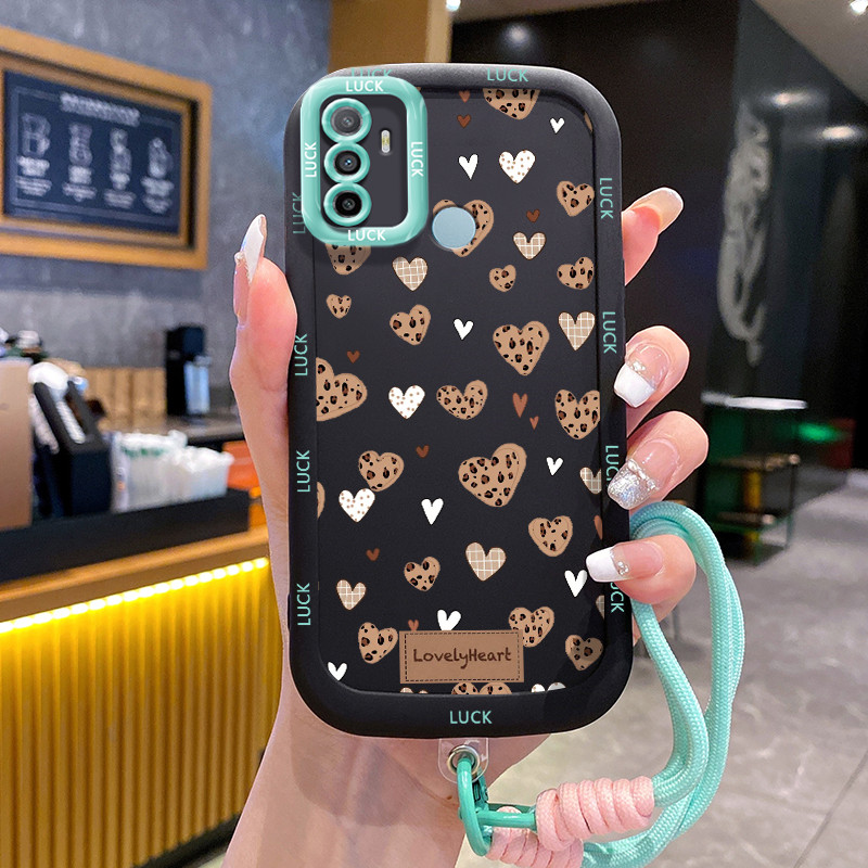 Ốp Lưng OPPO A53 2020 A33 2020 A53s A32 A11s Case Với Lanyard Chống Rơi ngã