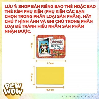 Bao Đựng Thẻ Nhân Viên Nhựa ABS Ngang Phong Cách Nhân Vật Hoạt Hình Mèo Cat Doodle Abstract Painting Nhiều Màu Colorful