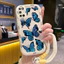 Ốp Lưng OPPO A52 A72 A92Case Với Lanyard Hoạt hình Bướm