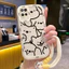 Ốp Lưng OPPO A54 4G Case Với Lanyard Dễ thương Mèo