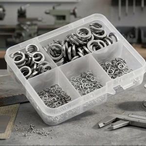 Các loại vòng đệm lò xo bằng thép không gỉ 304, vòng đệm khóa M2-M12size