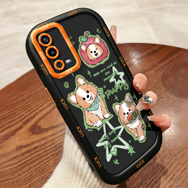 Ốp Lưng OPPO A55 4G Case Hoạt hình Đáng yêu Chó